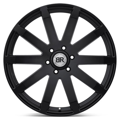Black Rhino TRAVERSE Matte Black 20x9 +15 6x139.7mm 112.1mm - Wheelwiz