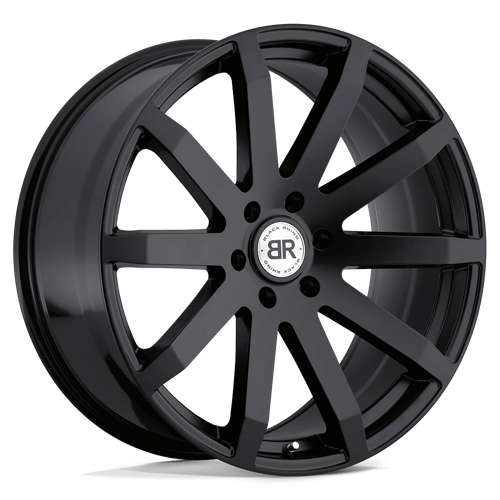 Black Rhino TRAVERSE Matte Black 24x10 +25 6x139.7mm 112.1mm - WheelWiz