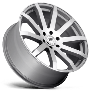 Black Rhino TRAVERSE Silver W/ Machine-cut Face 20x9 +20 5x139.7mm 78.1mm - WheelWiz