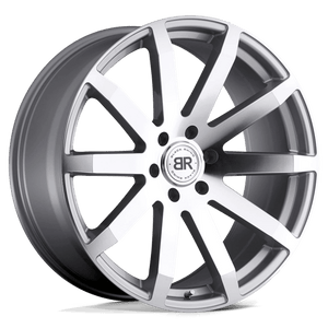 Black Rhino TRAVERSE Silver W/ Machine-cut Face 20x9 +30 6x135mm 87.1mm - WheelWiz