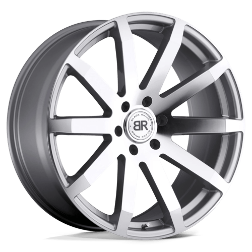 Black Rhino TRAVERSE Silver W/ Machine-cut Face 20x9 +15 6x139.7mm 112.1mm - Wheelwiz