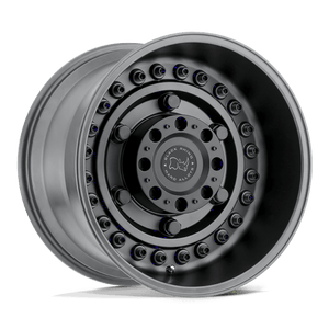 Black Rhino ARMORY Gun Black 20x12 -44 8x165.1mm 122.4mm - Wheelwiz