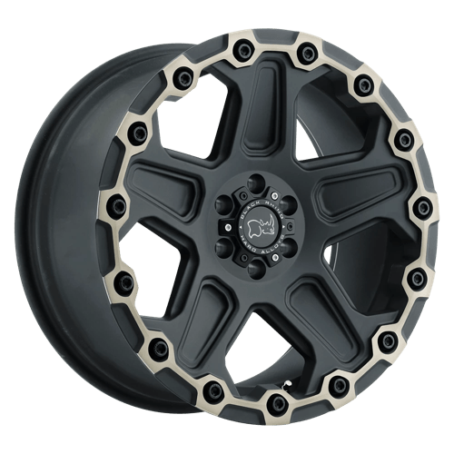 Black Rhino COG Matte Black W/ Machined Face & Dark Matte Tint 20x9.5 0 5x139.7mm 78.1mm - Wheelwiz