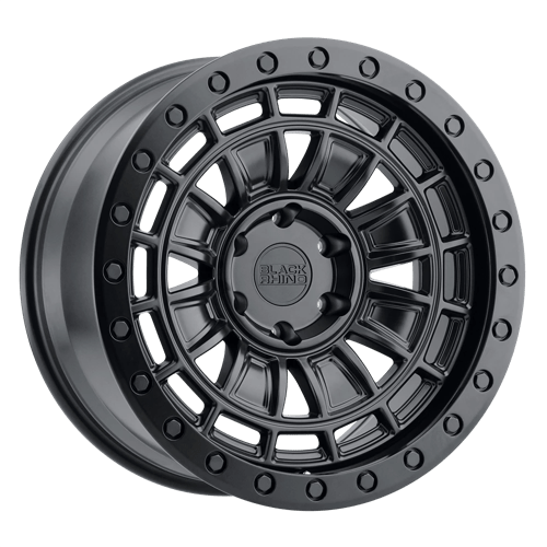 Black Rhino DALTON Matte Black 18x9.5 +12 5x150mm 110.1mm - WheelWiz