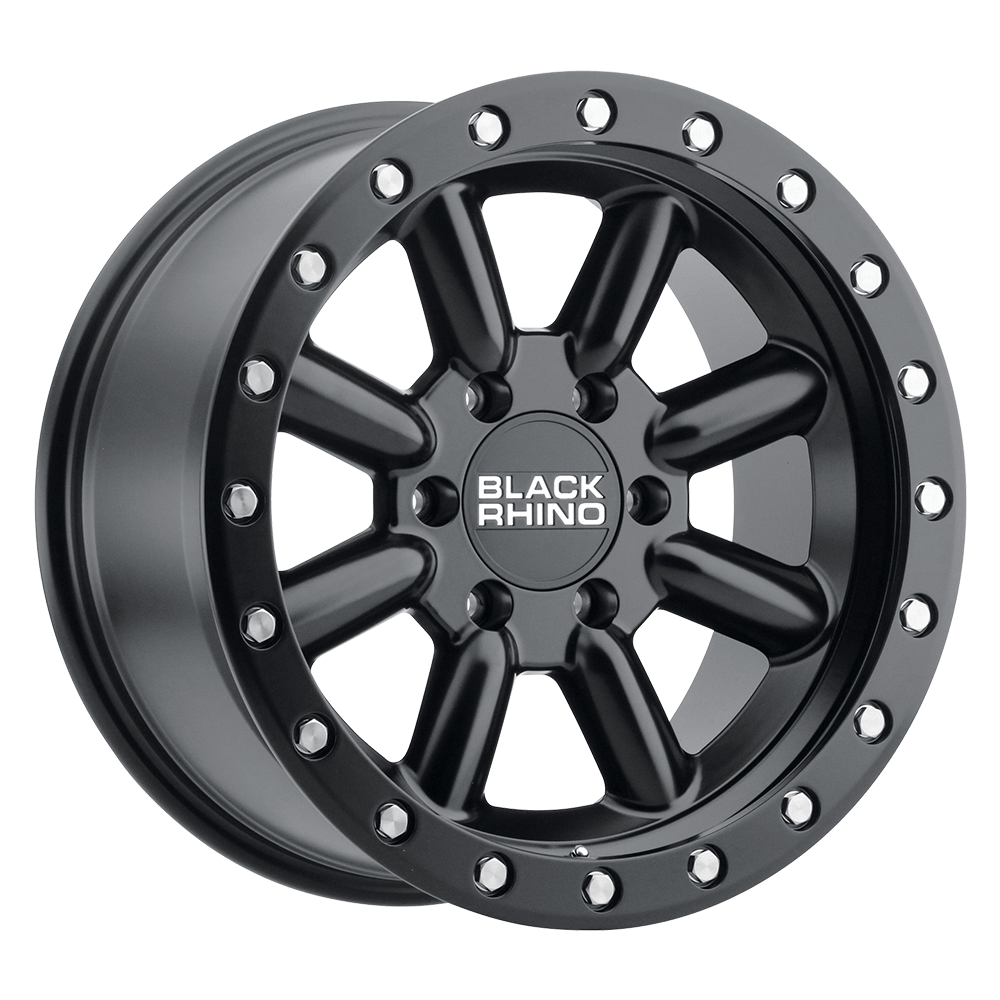 Black Rhino HACHI Matte Black 16x8 -10 5x127mm 71.5mm - WheelWiz