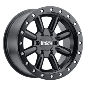 Black Rhino HACHI Matte Black 16x8 -10 6x139.7mm 112.1mm - WheelWiz