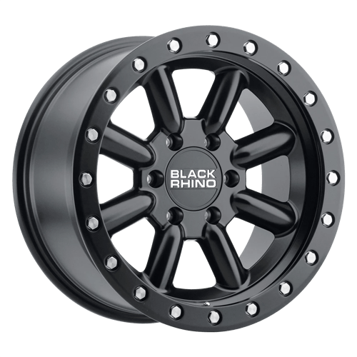 Black Rhino HACHI Matte Black 17x8.5 -10 5x127mm 71.5mm - WheelWiz