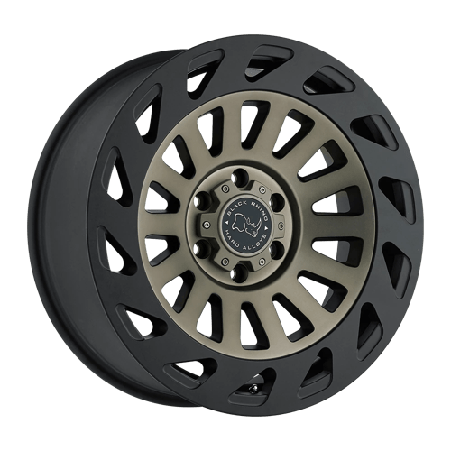 Black Rhino MADNESS Dark Tint Machine Face W/ Matte Black Lip 18x9 +12 6x139.7mm 112.1mm - WheelWiz