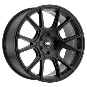 Black Rhino MALA Matte Black 24x10 +25 5x139.7mm 78.1mm - WheelWiz