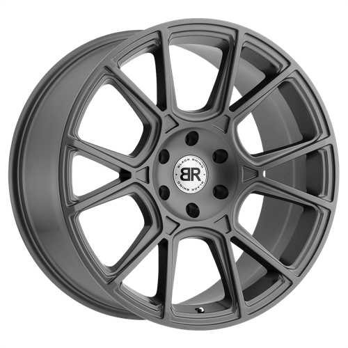 Black Rhino MALA Matte Gunmetal 24x10 +25 5x139.7mm 78.1mm - WheelWiz