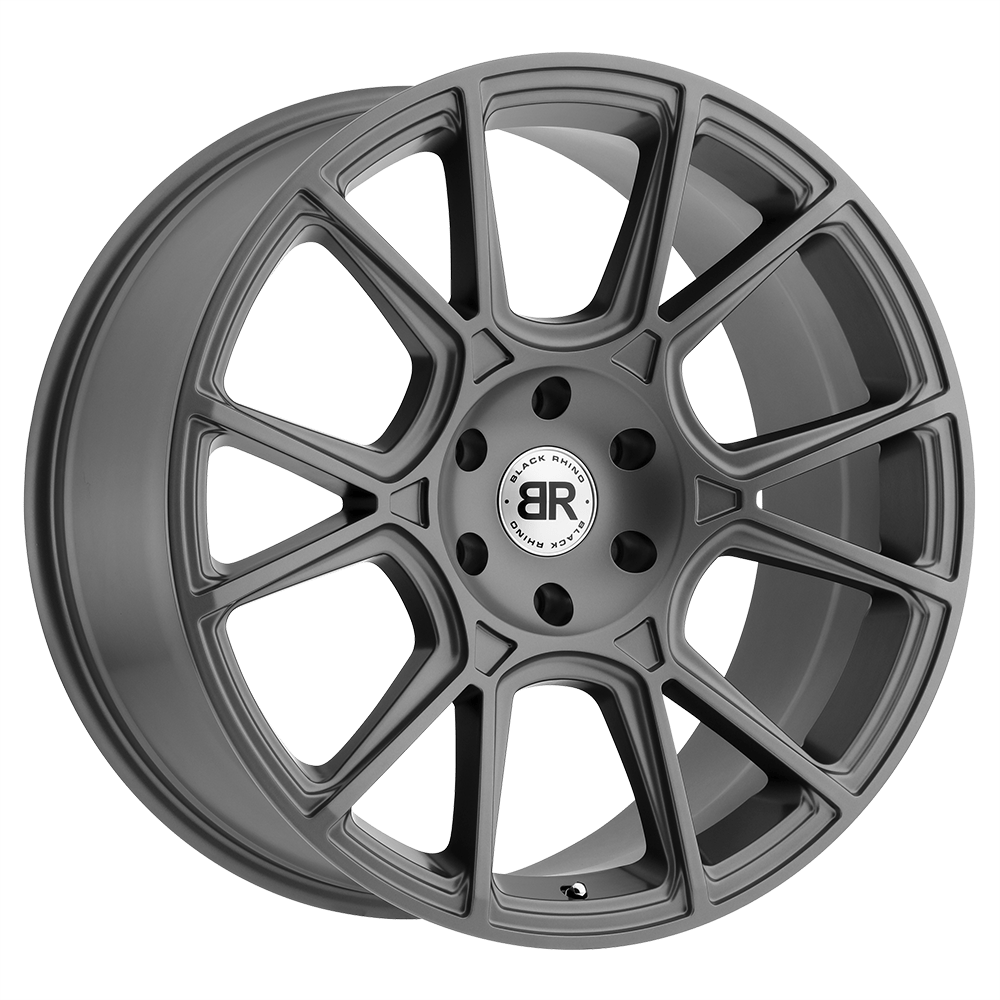 Black Rhino MALA Matte Gunmetal 22x10 +30 6x135mm 87.1mm - WheelWiz