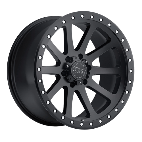 Black Rhino MINT Matte Black 17x9 +12 6x139.7mm 112.1mm - WheelWiz