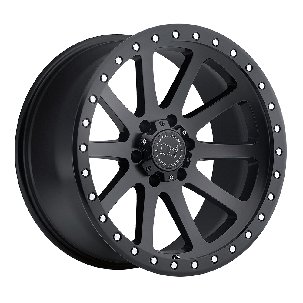Black Rhino MINT Matte Black 17x9 +12 6x139.7mm 112.1mm - WheelWiz