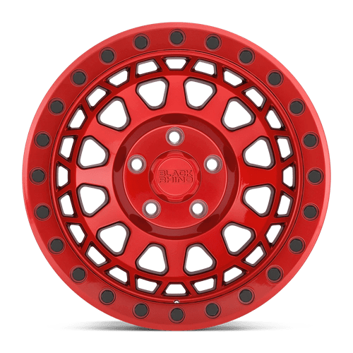 Black Rhino PRIMM Candy Red W/ Black Bolts 17x9 -12 6x139.7mm 112.1mm - Wheelwiz