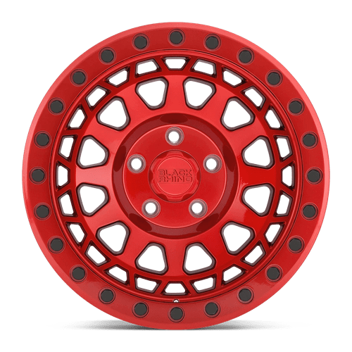 Black Rhino PRIMM Candy Red W/ Black Bolts 18x9.5 -18 5x127mm 71.5mm - Wheelwiz