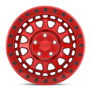 Black Rhino PRIMM Candy Red W/ Black Bolts 17x9 -18 5x127mm 71.5mm - Wheelwiz