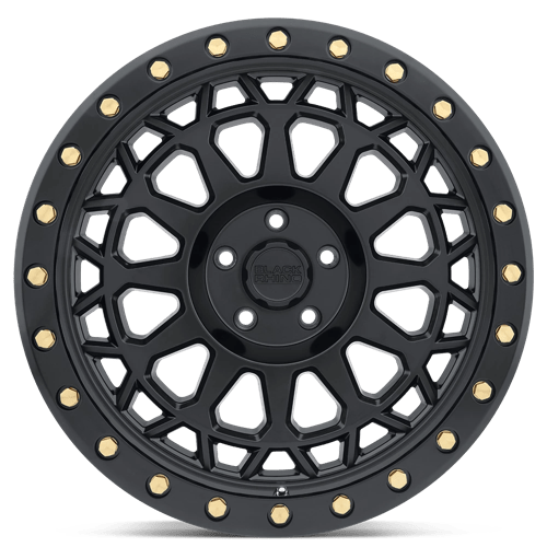 Black Rhino PRIMM Matte Black W/ Brass Bolts 20x9.5 0 5x127mm 71.5mm - Wheelwiz