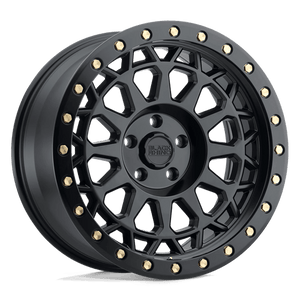 Black Rhino PRIMM Matte Black W/ Brass Bolts 20x9.5 0 5x127mm 71.5mm - Wheelwiz