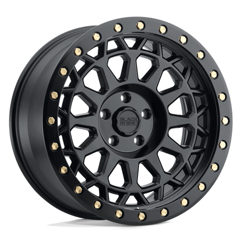 Black Rhino PRIMM Matte Black W/ Brass Bolts 20x9.5 0 5x139.7mm 78.1mm - WheelWiz