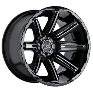 Black Rhino RAMPAGE Gloss Black 20x9.5 +18 5x127mm 71.5mm - WheelWiz