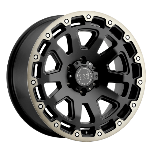 Black Rhino RAZORBACK Matte Black W/ Mach Dark Tint 20x12 -44 6x139.7mm 112.1mm - Wheelwiz