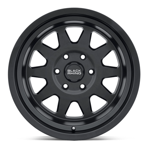Black Rhino STADIUM Matte Black 17x9 +12 6x139.7mm 112.1mm - Wheelwiz
