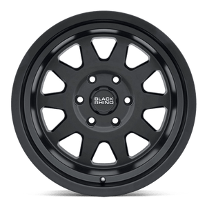 Black Rhino STADIUM Matte Black 17x8 +45 5x160mm 65.1mm - Wheelwiz