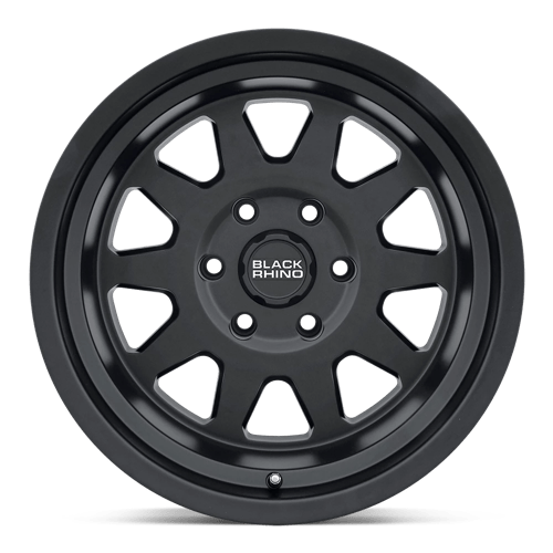 Black Rhino STADIUM Matte Black 16x8 +45 6x130mm 84.1mm - WheelWiz