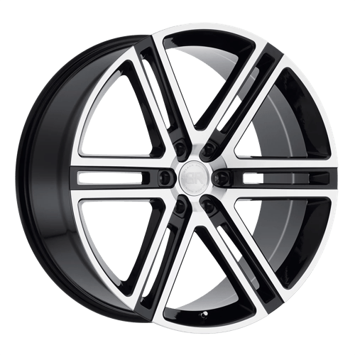 Black Rhino TIMBVATI Gloss Black W/ Mirror Cut Face 20x9.5 +30 6x120mm 67.1mm - WheelWiz