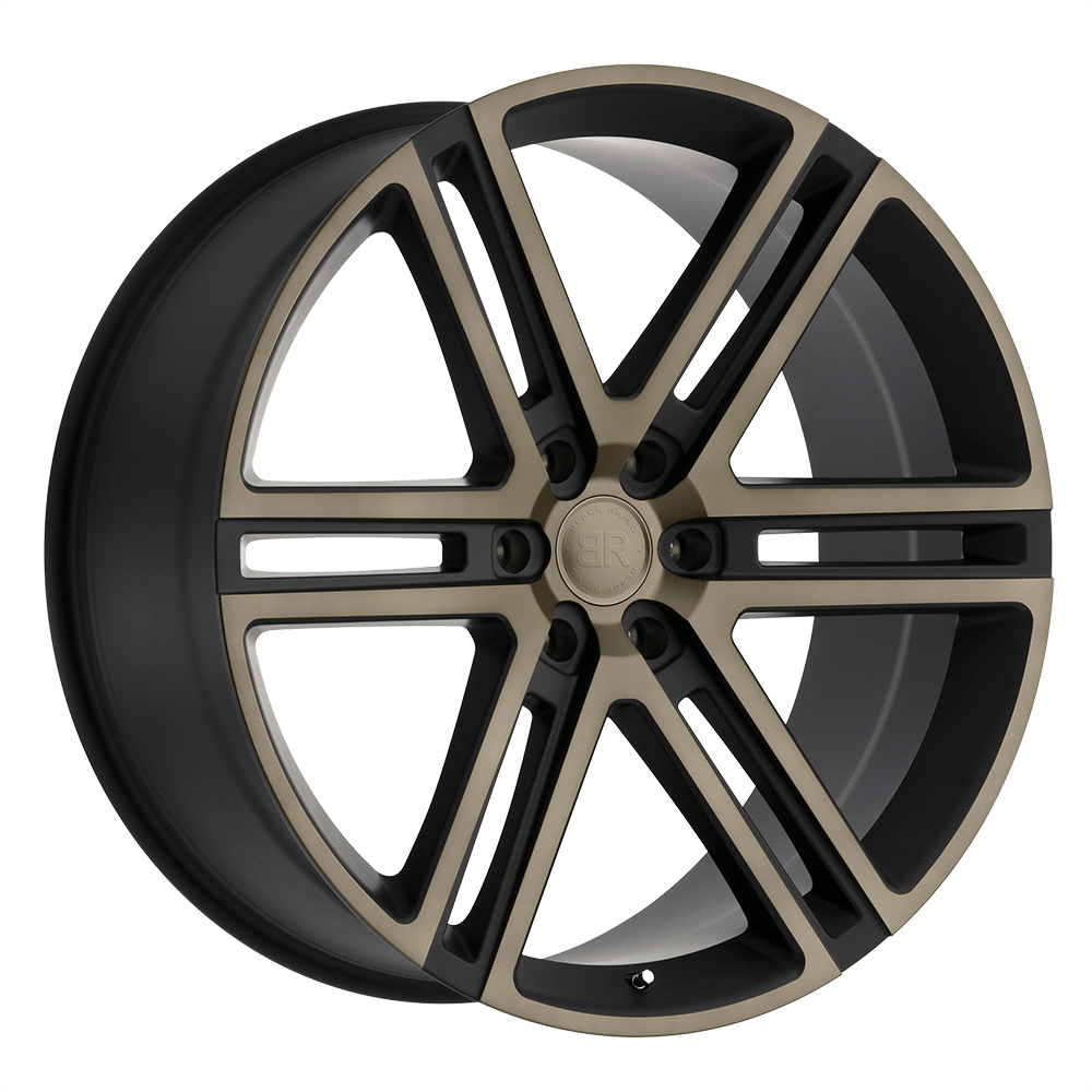 Black Rhino TIMBVATI Matte Black W/ Machined Face & Dark Matte Tint 20x9.5 +30 6x120mm 67.1mm - WheelWiz