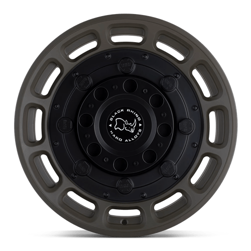 Black Rhino WARTHOG Matte Od Green W/ Black Center 20x9.5 -18 5x127mm 71.5mm - Wheelwiz