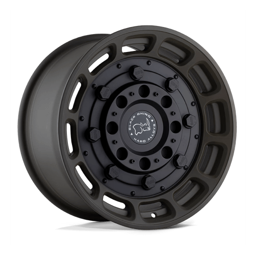 Black Rhino WARTHOG Matte Od Green W/ Black Center 20x9.5 -18 5x127mm 71.5mm - Wheelwiz