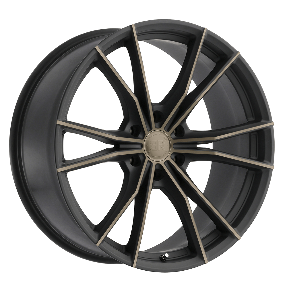 Black Rhino ZION Matte Black W/ Machined Face & Dark Matte Tint 22x9.5 +20 6x139.7mm 112.1mm - WheelWiz