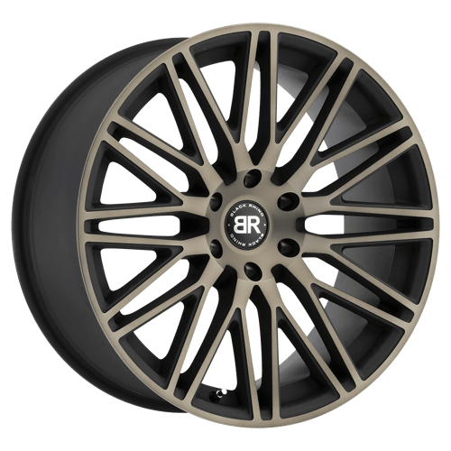 Black Rhino ZULU Matte Black W/ Mach Dark Tint 22x10 +20 6x139.7mm 112.1mm - Wheelwiz
