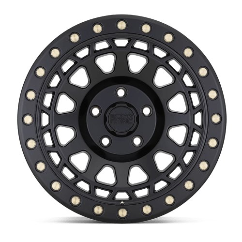Black Rhino PRIMM Matte Black W/ Brass Bolts 18x9.5 -12 6x139.7mm 112.1mm - Wheelwiz