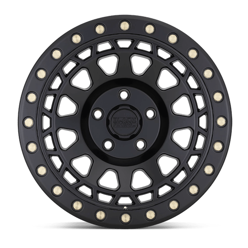 Black Rhino PRIMM Matte Black W/ Brass Bolts 20x9.5 -18 5x127mm 71.5mm - Wheelwiz