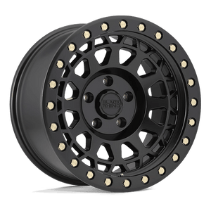 Black Rhino PRIMM Matte Black W/ Brass Bolts 17x9 0 6x139.7mm 112.1mm - Wheelwiz