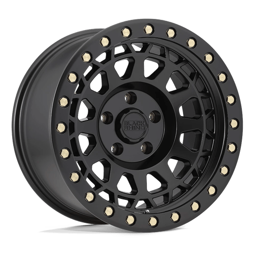 Black Rhino PRIMM Matte Black W/ Brass Bolts 18x9.5 +12 6x139.7mm 112.1mm - Wheelwiz