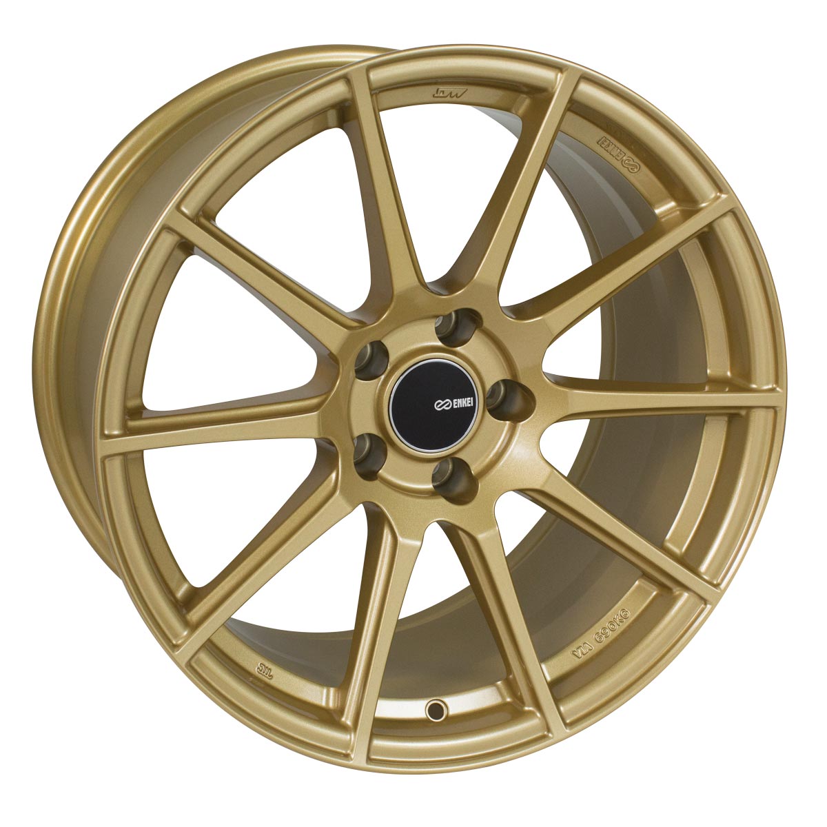 Enkei TS10 Gold Paint 18x8 +45 5x100mm 72.6mm - WheelWiz
