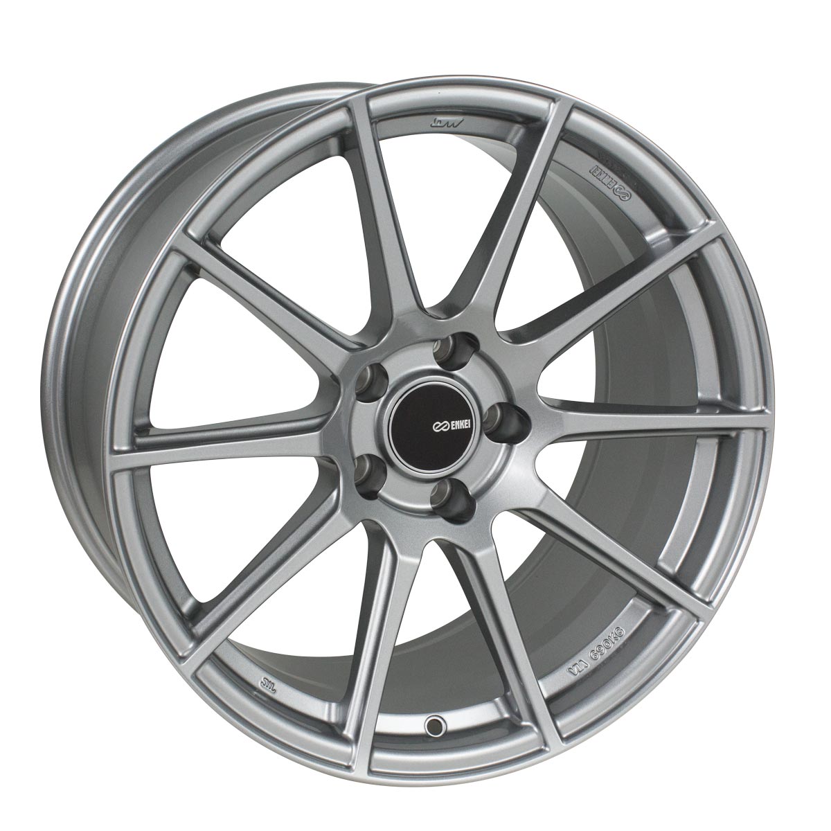 Enkei TS10 Storm Gray 17x9 +45 5x114.3mm 72.6mm - WheelWiz