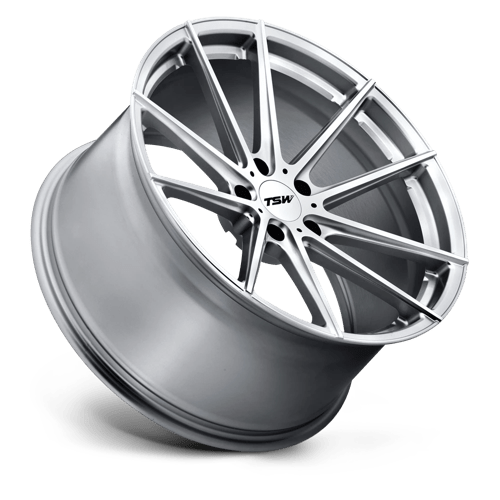 TSW BATHURST Silver W/ Mirror Cut Face 20x10 +25 5x112mm 72.1mm - Wheelwiz