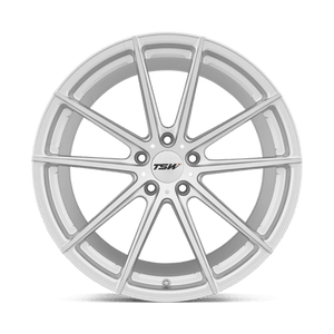 TSW BATHURST Silver W/ Mirror Cut Face 19x8.5 +15 5x114.3mm 76.1mm - Wheelwiz