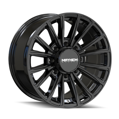 Mayhem BLIZZARD Gloss black 17x8.5 +25 8x165.1mm 125.2mm - Wheelwiz