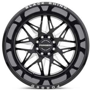 Black Rhino TWISTER Gloss Black Milled 22x14 -76 5x127mm 71.5mm - Wheelwiz