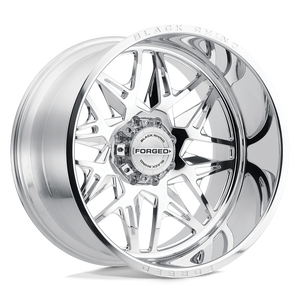 Black Rhino TWISTER Polished Directional 24x14 -76 8x165.1mm 122.4mm - WheelWiz