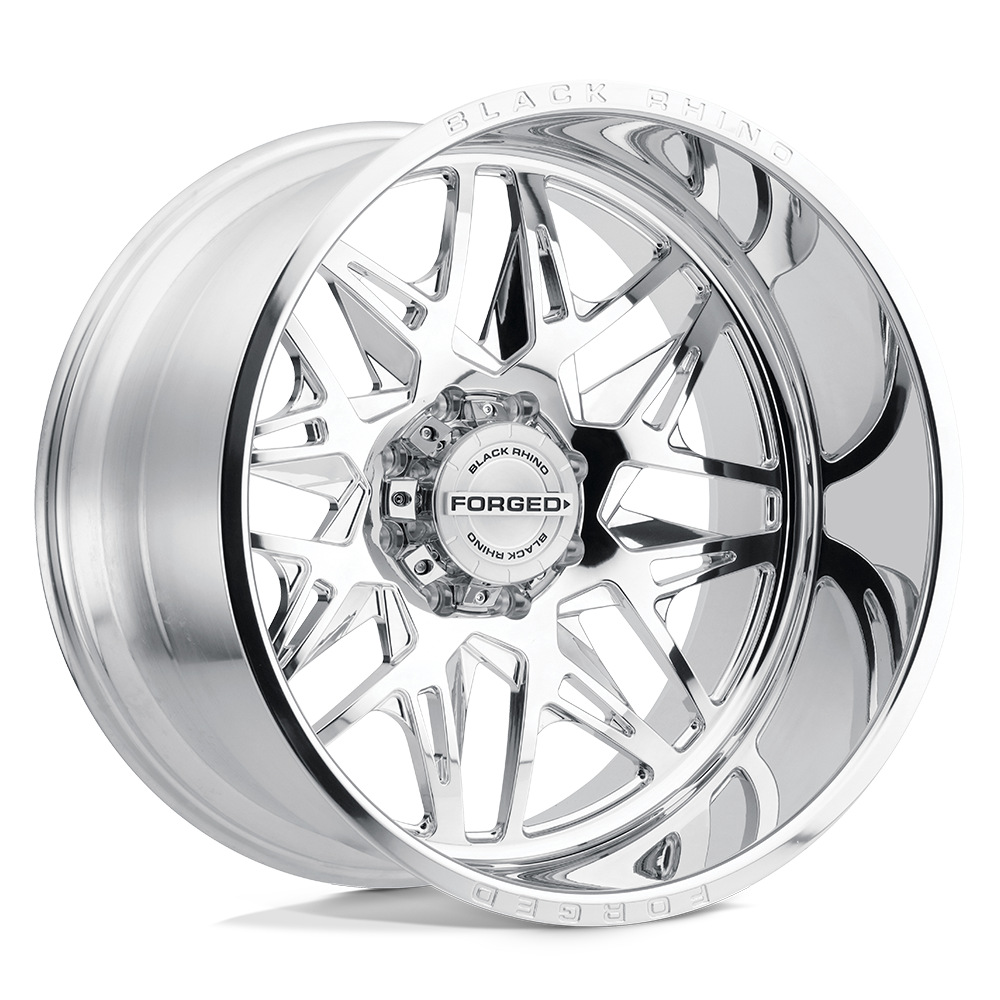 Black Rhino TWISTER Polished Directional 24x14 -76 5x127mm 71.5mm - WheelWiz