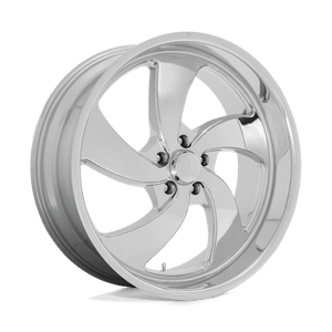 US MAG U132 DESPERADO Chrome 22x10.5 +1 5x120.65mm 72.6mm - Wheelwiz