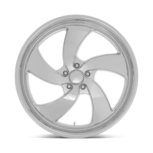 US MAG U132 DESPERADO Chrome 24x10 +5 5x120.65mm 72.6mm - Wheelwiz