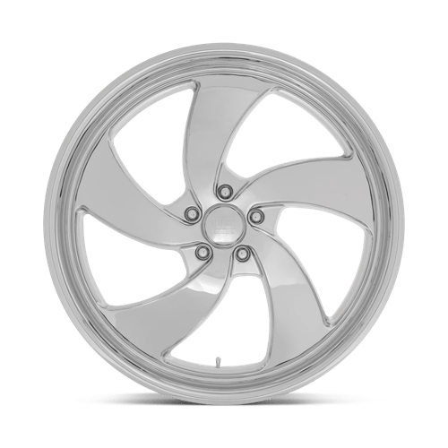 US MAG U132 DESPERADO Chrome 24x10 +5 5x120.65mm 72.6mm - Wheelwiz