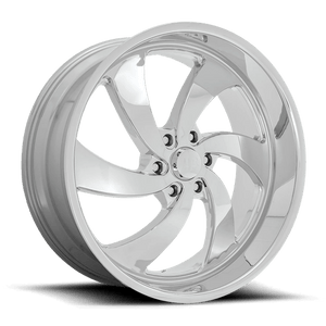 US MAG U132 DESPERADO Chrome 24x9 +25 6x135mm 87.1mm - Wheelwiz